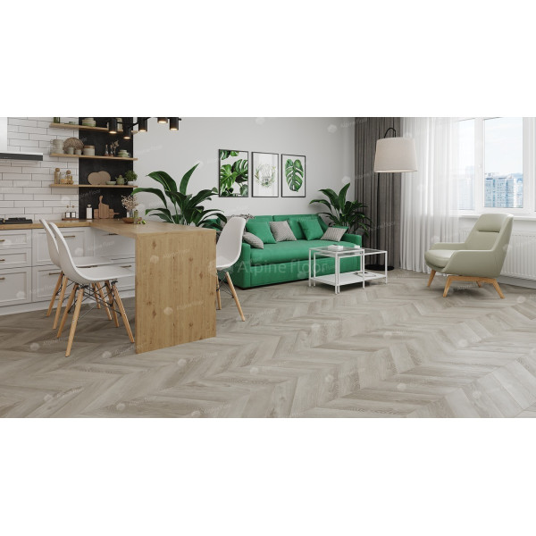 SPC ламинат Alpine Floor Chevron Дуб фантазия ECO 18-1-1