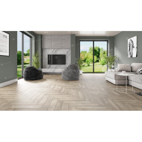 ПВХ плитка Alpine Floor Parquet LVT Дуб Натуральный Отбеленный ECO 16-5-1