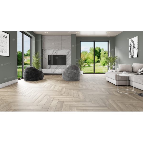 SPC ламинат Alpine Floor Parquet Premium Дуб Натуральный Отбеленный ECO 19-5-1