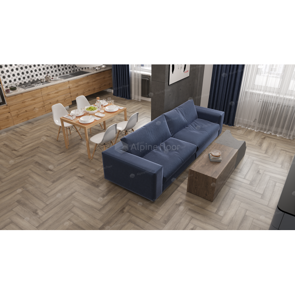 ПВХ плитка Alpine Floor Parquet LVT Дуб Исида ECO 16-15-2