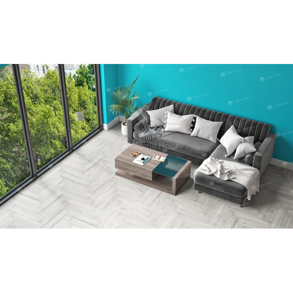 ПВХ плитка Alpine Floor Parquet LVT Снежный ECO 16-11-1