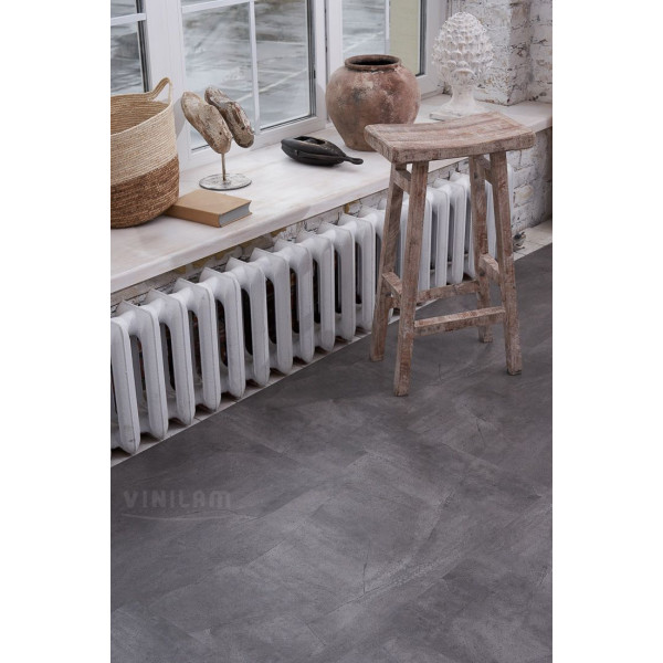 SPC ламинат Vinilam Ceramo Stone 61602 Серый бетон-3