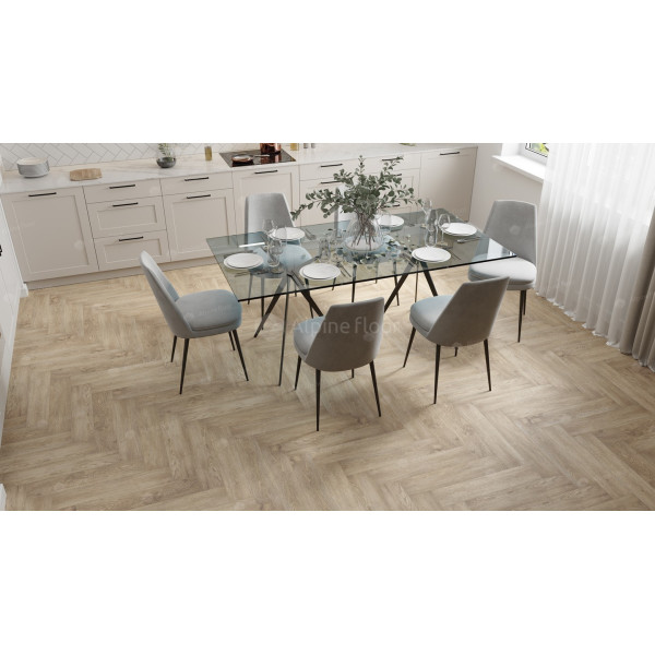 ПВХ плитка Alpine Floor Parquet LVT Дуб Ваниль Селект ECO16-3-3