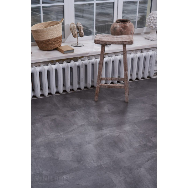 SPC ламинат Vinilam Ceramo Stone 61602 Серый бетон-6