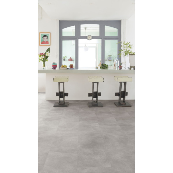 Кварц виниловый ламинат Clix Floor Tiles Бетон серый шлифованный CXTI40196-2