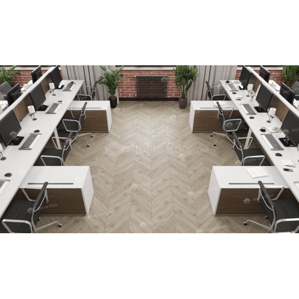 Кварц виниловый ламинат Alpine Floor Chevron Карите ECO 20-11-2