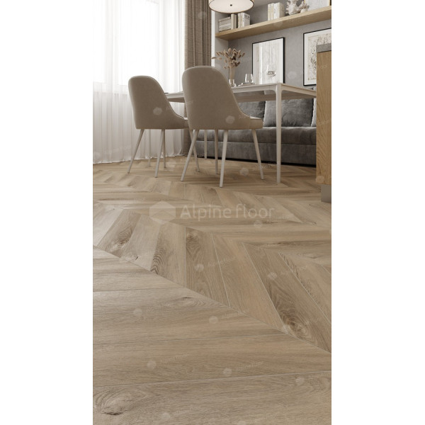 SPC ламинат Alpine Floor Chevron Дуб Синистра ECO 18-6-3