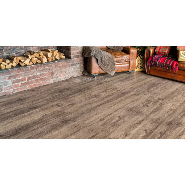 ПВХ плитка Alpine Floor Grand Sequoia LVT Венге Грей ECO11-802-2