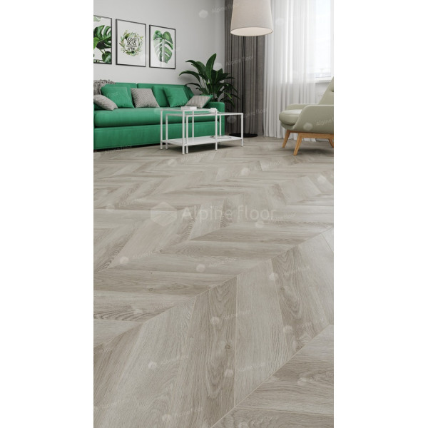 SPC ламинат Alpine Floor Chevron Дуб фантазия ECO 18-1-4